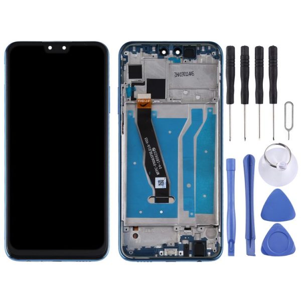 OEM LCD Screen for Huawei Y9 (2019) Digitizer Full Assembly with Frame (Blue) - Image 2
