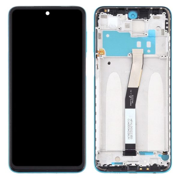 LCD Screen and Digitizer Full Assembly with Frame for Xiaomi Redmi Note 9S / Redmi Note 9 Pro Max / Redmi Note 9 Pro (India) / Redmi Note 9 Pro / Note 10 Lite (Blue) - Image 3