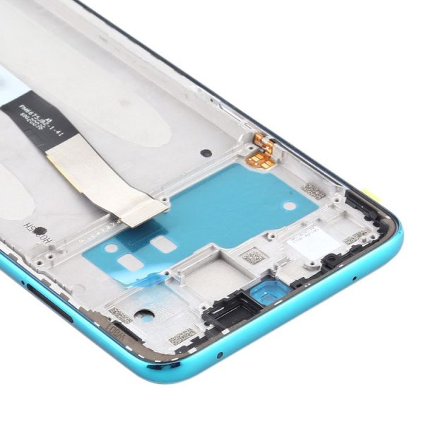 LCD Screen and Digitizer Full Assembly with Frame for Xiaomi Redmi Note 9S / Redmi Note 9 Pro Max / Redmi Note 9 Pro (India) / Redmi Note 9 Pro / Note 10 Lite (Blue) - Image 4