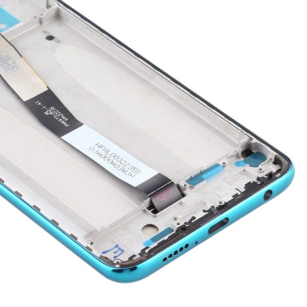 LCD Screen and Digitizer Full Assembly with Frame for Xiaomi Redmi Note 9S / Redmi Note 9 Pro Max / Redmi Note 9 Pro (India) / Redmi Note 9 Pro / Note 10 Lite (Blue) - Image 5