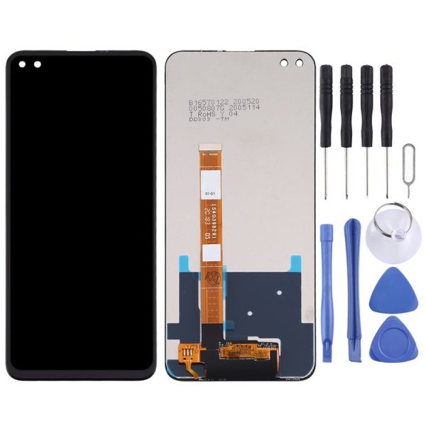 Original LCD Screen for OPPO A92s / Realme 6 Pro / RMX2061 / RMX2063 with Digitizer Full Assembly (Black) - Image 2