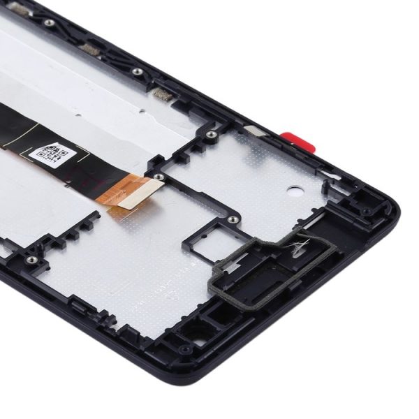 TFT LCD Screen for Nokia 2.1 Digitizer Full Assembly with Frame (Black) - Image 4