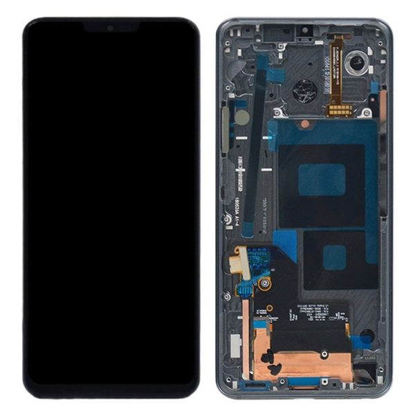 Original LCD Screen for LG G7 ThinQ / G710 G710EM G710PM G710VMP Digitizer Full Assembly with Frame (Black) - Image 3