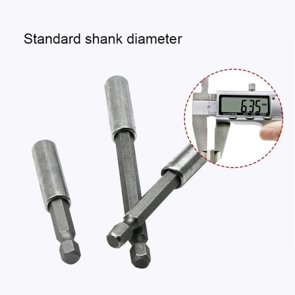 3 in 1 1 / 4 Electric Batch Head High Magnetism Connecting Rod Pistol Drill Extension Rod Sleeve Fast Turning Joint, Length: 60 / 100 / 150mm - Image 7
