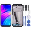 TFT LCD Screen for Xiaomi Redmi 7 Digitizer Full Assembly with Frame (Black)
