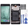 TFT LCD Screen for Wiko Lenny 3 Digitizer Full Assembly with Frame (Black)