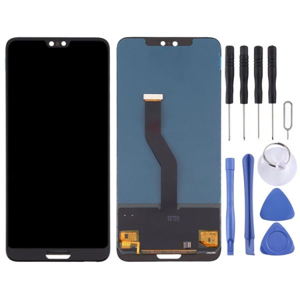 TFT Material LCD Screen and Digitizer Full Assembly for Huawei P20 Pro - Image 2
