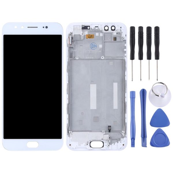 TFT LCD Screen for Vivo X9 / X9s Digitizer Full Assembly with Frame (White) - Image 2