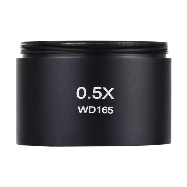 Stereo Microscopes Auxiliary Objective Lens Barlow Lens Magnifier 0.5X WD165 - Image 2