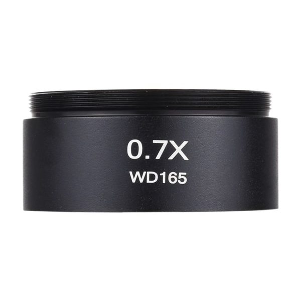 Stereo Microscopes Auxiliary Objective Lens Barlow Lens Magnifier 0.7X WD165 - Image 2