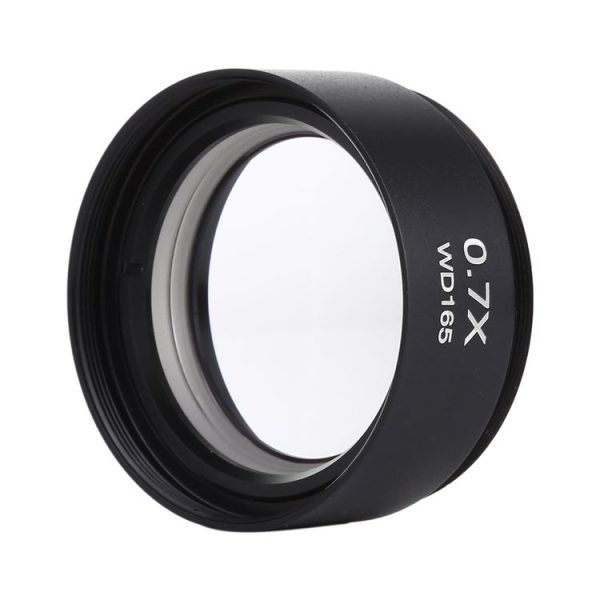 Stereo Microscopes Auxiliary Objective Lens Barlow Lens Magnifier 0.7X WD165 - Image 3