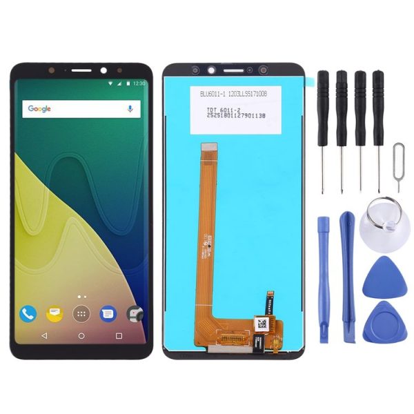 TFT LCD Screen for Wiko View XL with Digitizer Full Assembly (Black)