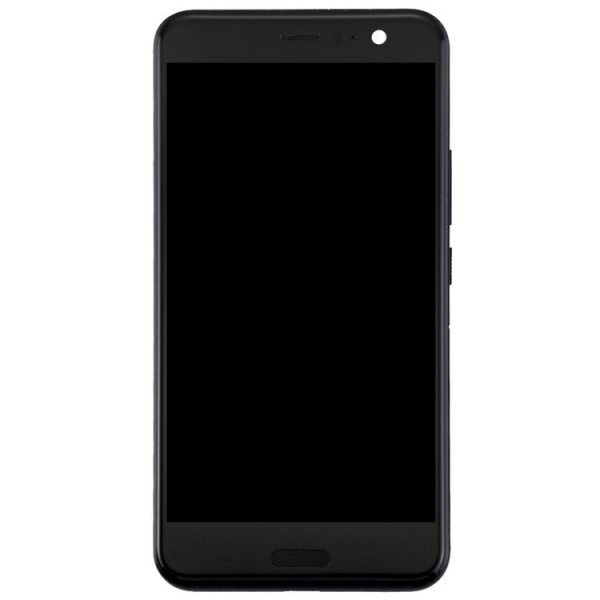Original LCD Screen for HTC U11 Digitizer Full Assembly with Frame (Black) - Image 2