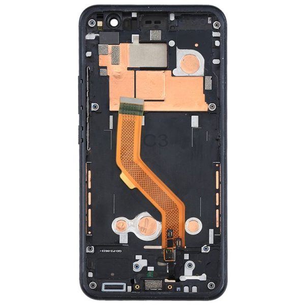 Original LCD Screen for HTC U11 Digitizer Full Assembly with Frame (Black) - Image 3