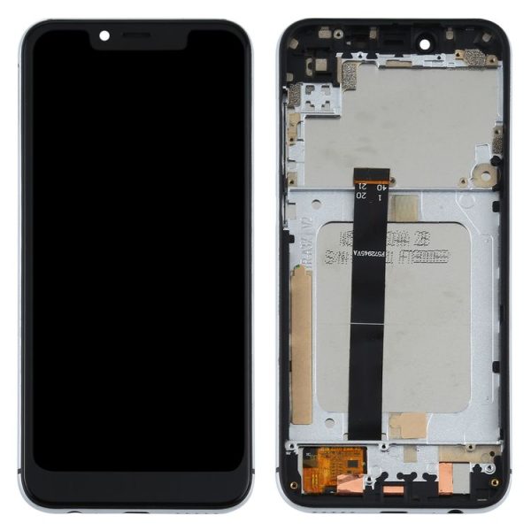 Original LCD Screen for Umidigi A3 Pro Digitizer Full Assembly With Frame (Silver) - Image 3