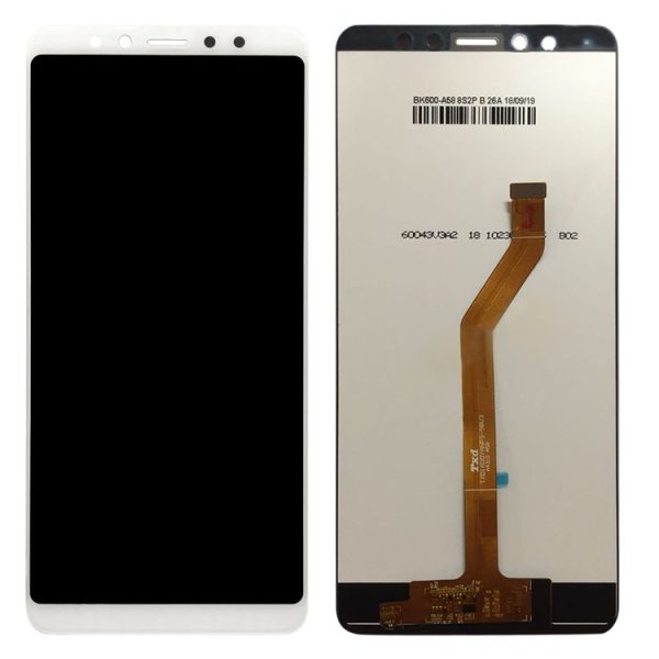 OEM LCD Screen for Lenovo K5 Pro with Digitizer Full Assembly (White) - Image 3