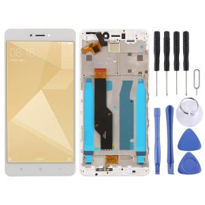 TFT LCD Screen for Xiaomi Redmi Note 4X Digitizer Full Assembly with Frame (White)
