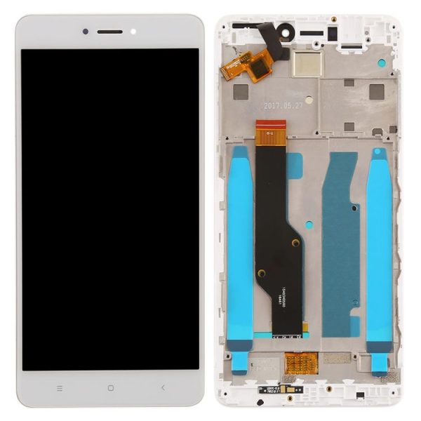 TFT LCD Screen for Xiaomi Redmi Note 4X Digitizer Full Assembly with Frame (White) - Image 3