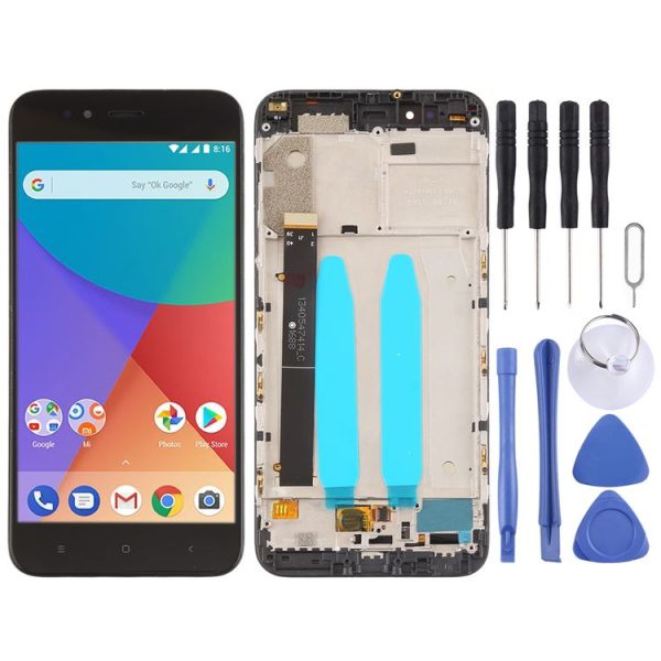 TFT LCD Screen for Xiaomi Mi 5X / A1 Digitizer Full Assembly with Frame (Black)