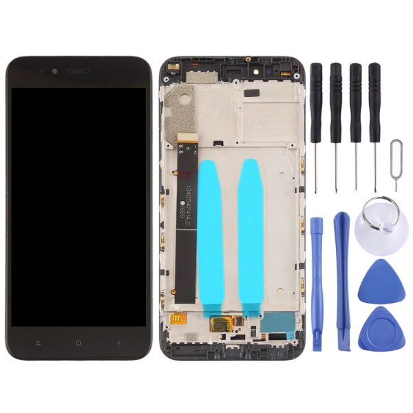 TFT LCD Screen for Xiaomi Mi 5X / A1 Digitizer Full Assembly with Frame (Black) - Image 2