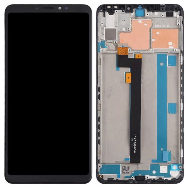TFT LCD Screen for Xiaomi Mi Max 3 Digitizer Full Assembly with Frame (Black) - Image 3