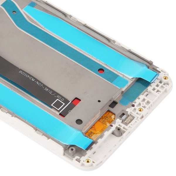 TFT LCD Screen for Xiaomi Redmi 4X Digitizer Full Assembly with Frame (White) - Image 5