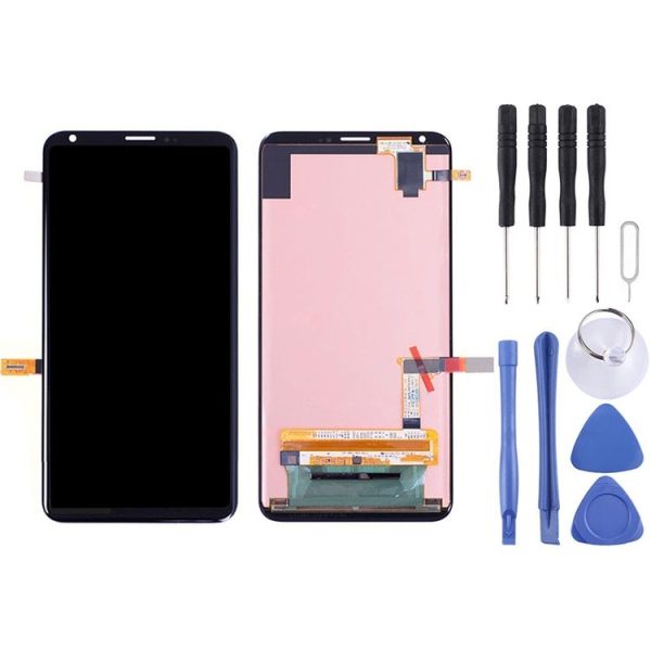 Original LCD Screen for LG V30 with Digitizer Full Assembly (Black)