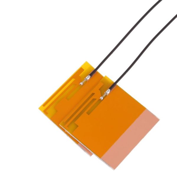 1 Pair Mini PCI-E Wifi Internal Antenna Universal Laptop Wifi Bluetooth Yellow film antenna For Wireless network card tablet - Image 3