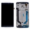 OEM LCD Screen for Lenovo K4 Note / A7010 Digitizer Full Assembly with Frame (White) - Image 3