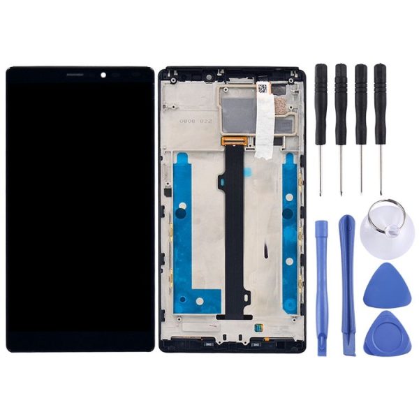 OEM LCD Screen for Lenovo Vibe Z2 Pro / K920 Digitizer Full Assembly with Frame (Black) - Image 2