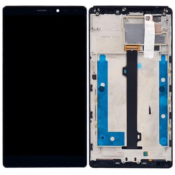 OEM LCD Screen for Lenovo Vibe Z2 Pro / K920 Digitizer Full Assembly with Frame (Black) - Image 3