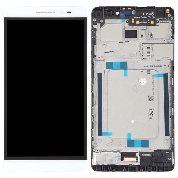 OEM LCD Screen for Lenovo PHAB Plus PB1-770 PB1-770N PB1-770M Digitizer Full Assembly with Frame (White) - Image 3