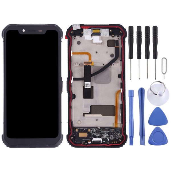 Original LCD Screen for Blackview BV9600 Pro Digitizer Full Assembly with Charging Port Board (Black) - Image 2
