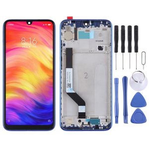 TFT LCD Screen for Xiaomi Redmi Note 7 / Redmi Note 7 Pro Digitizer Full Assembly with Frame (Blue)
