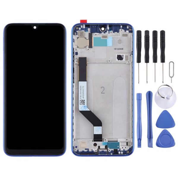 TFT LCD Screen for Xiaomi Redmi Note 7 / Redmi Note 7 Pro Digitizer Full Assembly with Frame (Blue) - Image 2