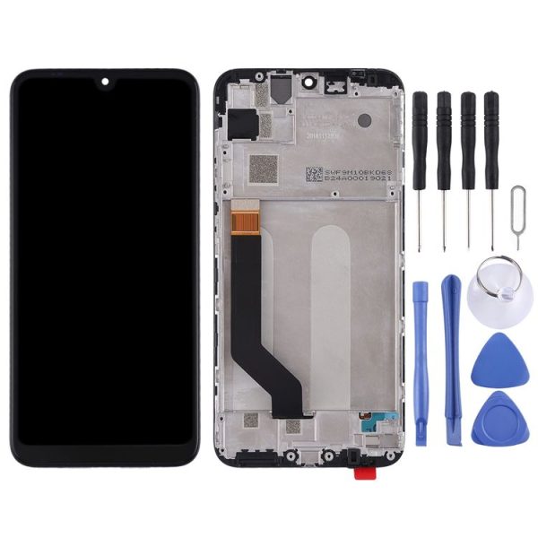 TFT LCD Screen for Xiaomi Mi Play Digitizer Full Assembly with Frame (Black) - Image 2