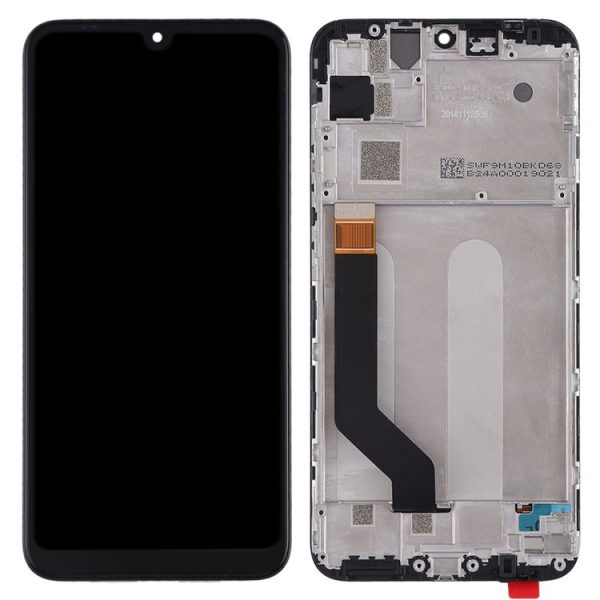 TFT LCD Screen for Xiaomi Mi Play Digitizer Full Assembly with Frame (Black) - Image 3