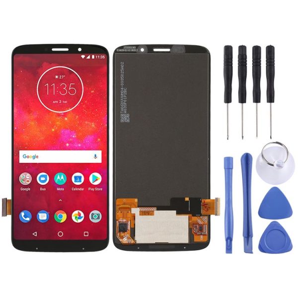 TFT LCD Screen for Motorola Moto Z3 Play with Digitizer Full Assembly (Black)
