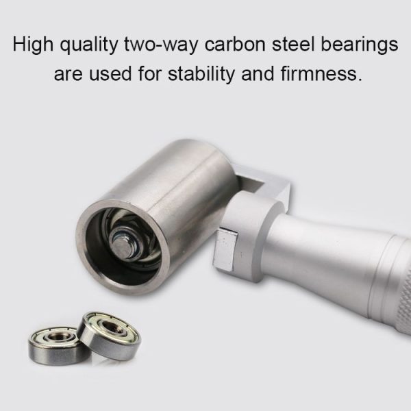 Household Wall Paper Stainless Steel Wheel Tool Seam Flat Roller with Bearing, Size: 40X24mm - Image 7