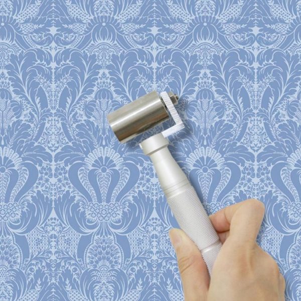 Household Wall Paper Stainless Steel Wheel Tool Seam Flat Roller with Bearing, Size: 40X24mm - Image 8