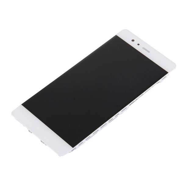 OEM LCD Screen for Huawei P9 Standard Version Digitizer Full Assembly with Frame (White) - Image 4