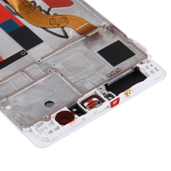 OEM LCD Screen for Huawei P9 Standard Version Digitizer Full Assembly with Frame (White) - Image 5