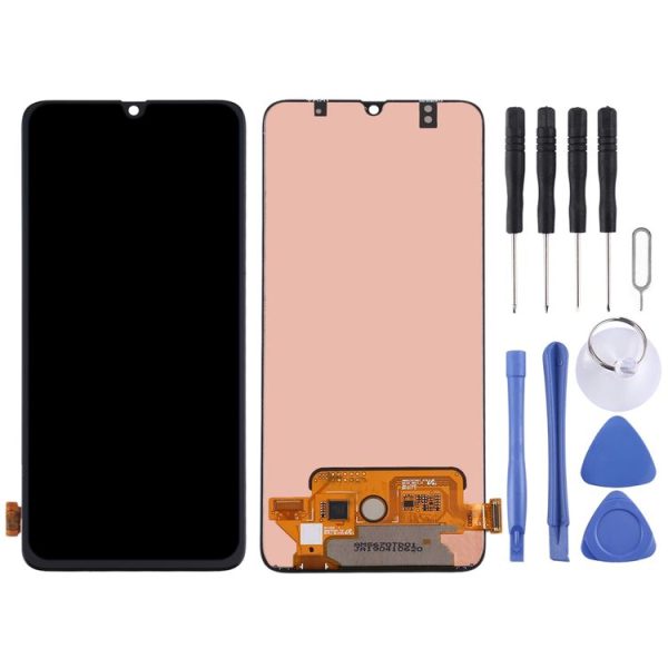 Super AMOLED LCD Screen for Samsung Galaxy A70s with Digitizer Full Assembly (Black) - Image 2