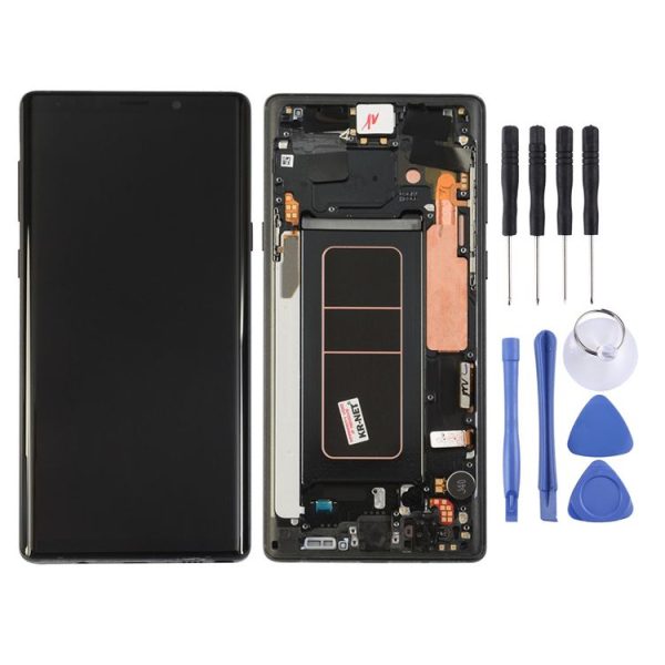 LCD Screen and Digitizer Full Assembly with Frame for Galaxy Note9 / N960A / N960F / N960V / N960T / N960U (Black) - Image 2