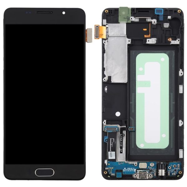TFT LCD Screen for Galaxy A5 (2016) / A510F Digitizer Full Assembly with Frame (Black) - Image 3