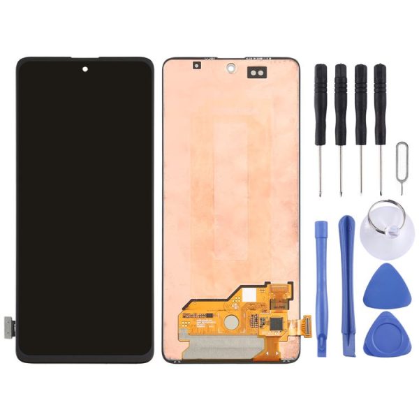 Original Super AMOLED LCD Screen for Galaxy A51 4G with Digitizer Full Assembly (Black) - Image 2