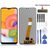 Original PLS TFT LCD Screen for Galaxy A01 with Digitizer Full Assembly (Flex Cable Narrow) (Black) - Image 2