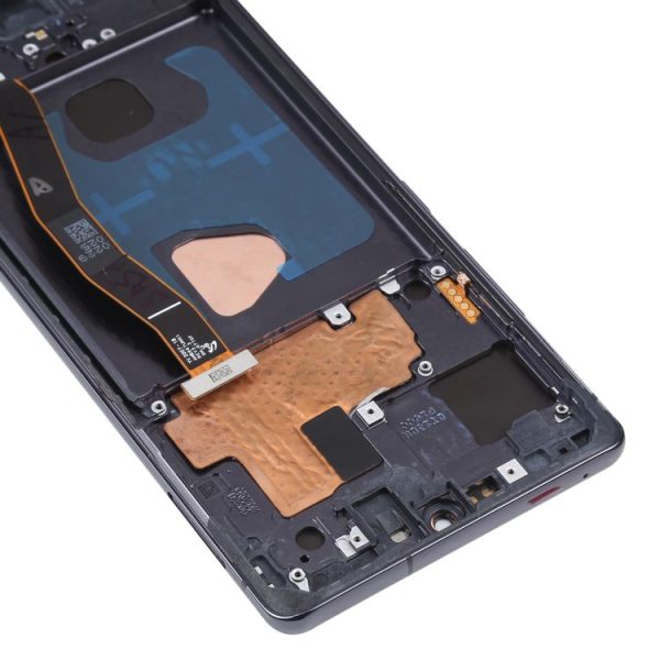 Original Super AMOLED Material LCD Screen and Digitizer Full Assembly with Frame for Galaxy S10 Lite (Black) - Image 3