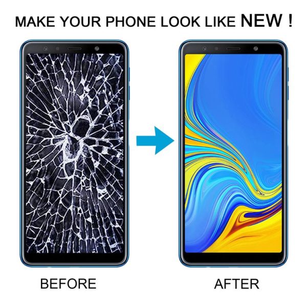 TFT LCD Screen for Samsung Galaxy A7 (2018) / SM-A750F Digitizer Full Assembly with Frame (Black) - Image 6