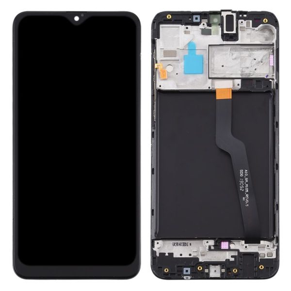 OEM LCD Screen for Samsung Galaxy A10 / SM-A105F (Single Card Version) Digitizer Full Assembly with Frame (Black) - Image 3